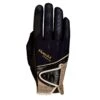 Roeckl Madrid Riding Gloves - Black/Gold