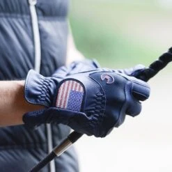 Roeckl Maryland Riding Gloves - Navy/USA