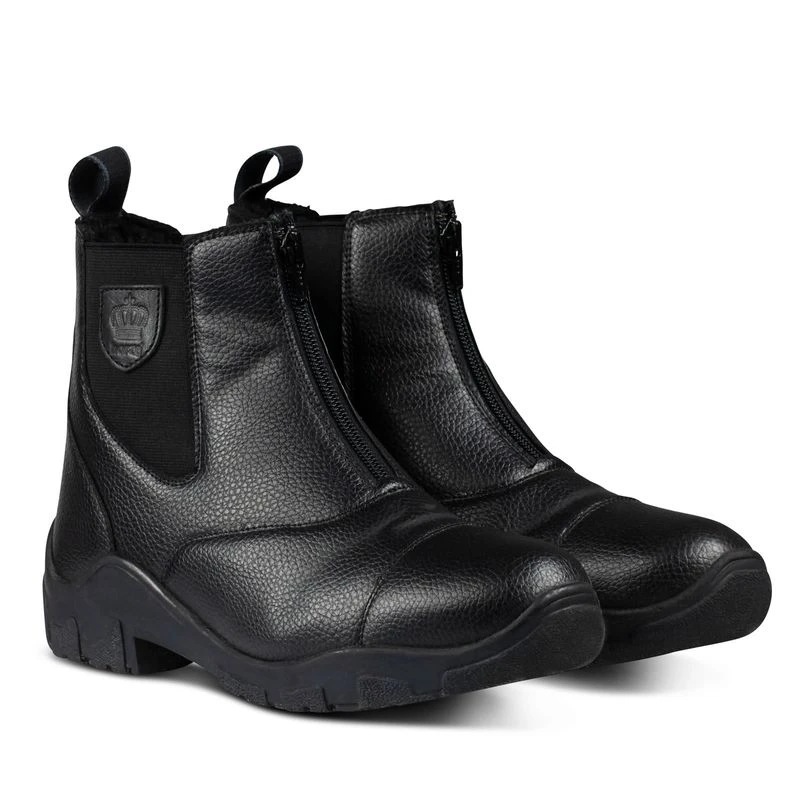 Horze Idaho Winter Jodhpur Boots - Black 1 Horze Idaho Winter Jodhpur Boots - Black