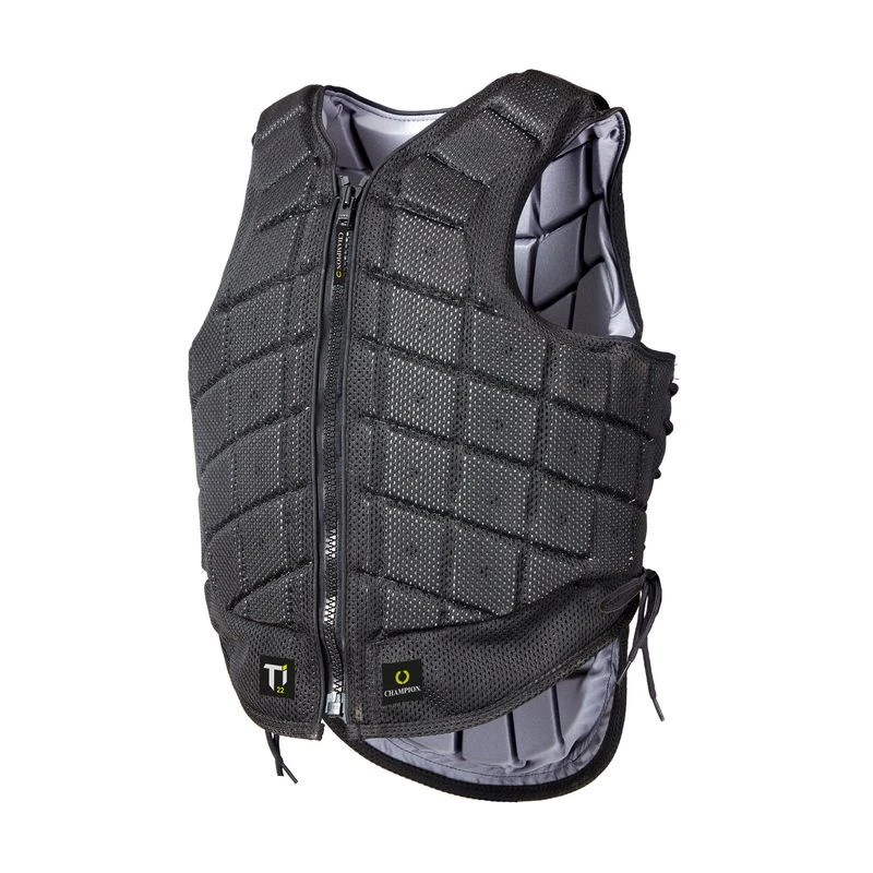 Champion Kids' Titanium Ti22 Youth Slim Body Protector - Black 2 Champion Kids' Titanium Ti22 Youth Slim Body Protector - Black - Image 2