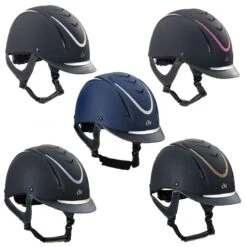 Ovation Z-6 Glitz Helmet - Black/Black/Silver -Roeckl Equestian Gear Shop 440684 800 800