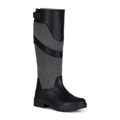Horze Waterford Country Boots - Black/Grey 7 Horze Waterford Country Boots - Black/Grey -Roeckl Equestian Gear Shop 454088 800 800