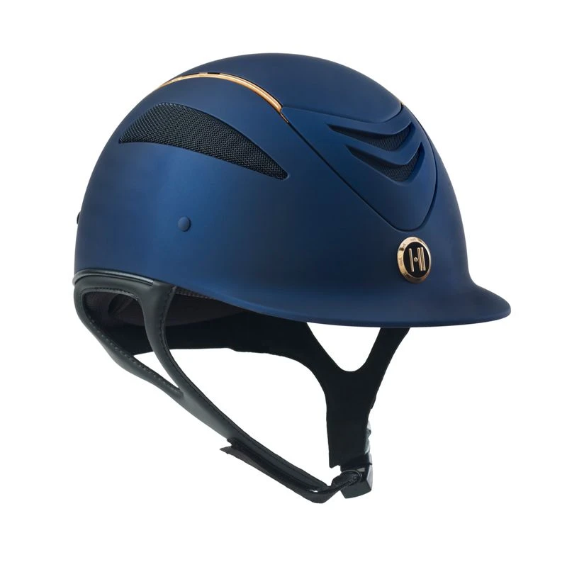 One K Defender Rose Gold Stripe Helmet - Navy Matte Rose Gold Stripe 1 One K Defender Rose Gold Stripe Helmet - Navy Matte Rose Gold Stripe