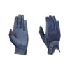 Dublin Pull On Glitter Mesh Back Riding Gloves - Navy