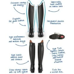 Tredstep Vasari Field Boot - Black -Roeckl Equestian Gear Shop 522607 800 800