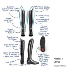 Tredstep Medici II Dress Boot - Black 9 Tredstep Medici II Dress Boot - Black -Roeckl Equestian Gear Shop 523646 800 800