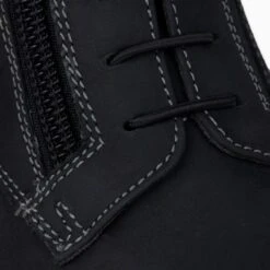 Horze Kids' Blake Front Zip Paddock Boots - Black -Roeckl Equestian Gear Shop 532821 800 800