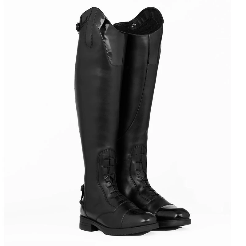 Horze Women's Cleo Shiny Top Field Boots - Black 1 Horze Women's Cleo Shiny Top Field Boots - Black