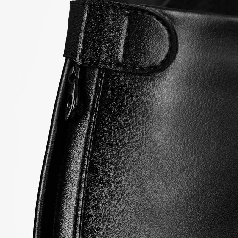 Horze Women's Cleo Shiny Top Field Boots - Black 2 Horze Women's Cleo Shiny Top Field Boots - Black - Image 2