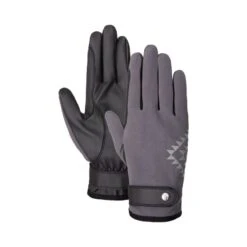 Horze Women's Tiara Summer Gloves - Smoked Pearl Grey